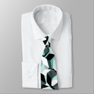 Corbata Muchos hexágonos con partes incoloras, sobre luz v