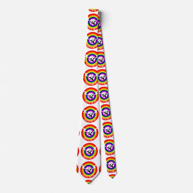 Corbata Muerte Metalizado Panda Guitar (Anverso)