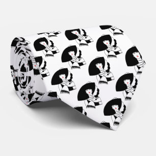 Corbata Mujer Art Déco En Grandes Gorras Gantes RL