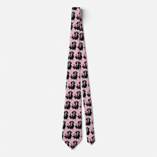 Corbata Mujer Art Déco Vintage, té de la tarde y pastelito