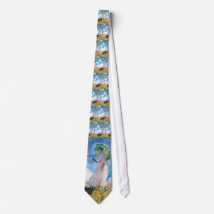 Corbata Mujer con un parasol Claude Monet