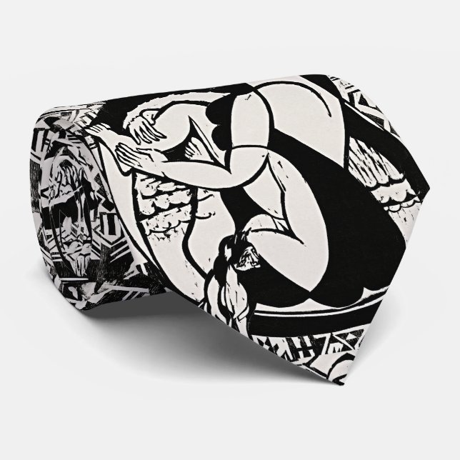 Corbata Mujer en la bañera - Obra maestra kirchner (Enrollado)