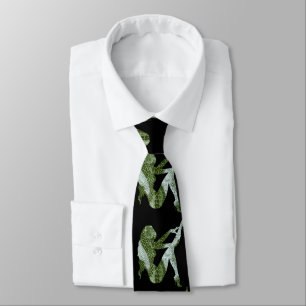 Corbata Mujer en silueta de piel de serpiente