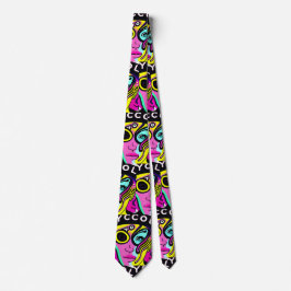 Corbata mujeres psicodélicas