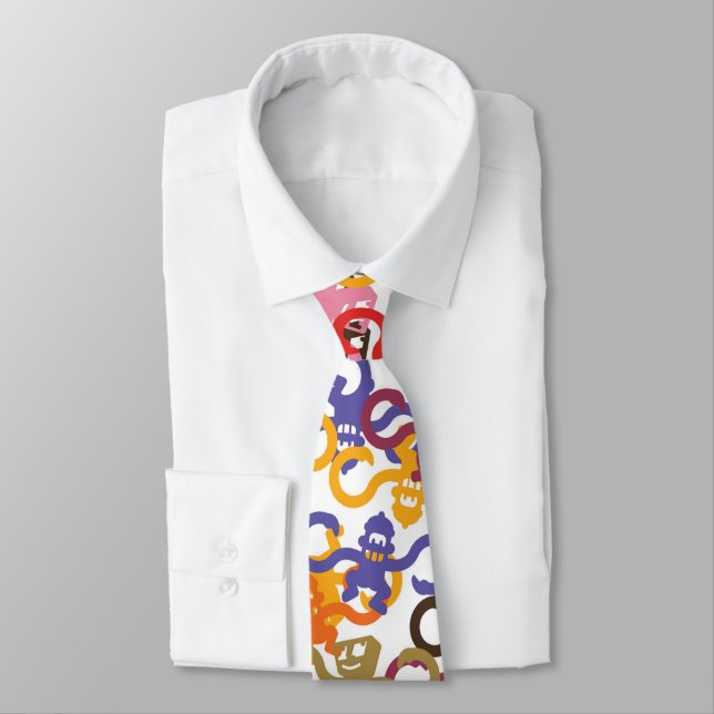 Corbata Multi-Monkey Business Tie (Atado)