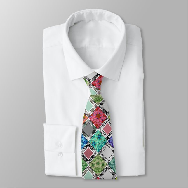 Corbata Multicolores , rústicos , parches , parches (Atado)