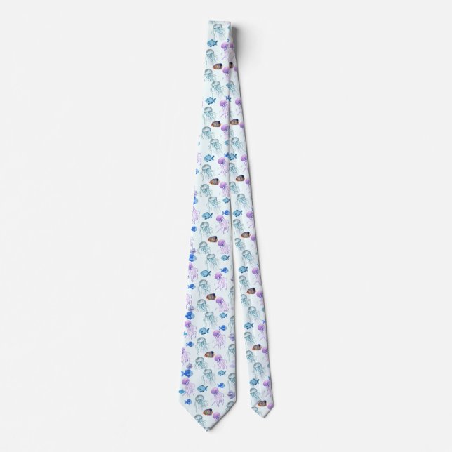 Corbata Mundo marino (Anverso)