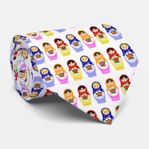 Corbata Muñecas rusas de armatoshka anidando