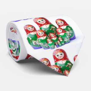 Corbata Muñecas rusas Matryoshka - матрёшка