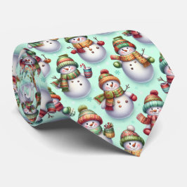 Corbata Muñecos de Nieve Tontos