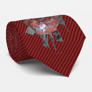 Corbata Muro de ladrillo roto Goalie (hockey) Neck Tie