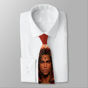 Corbata Museo de la Baraja Encantada Hombre en Rojo