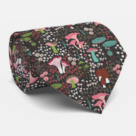 Corbata Mushroom retro rosado