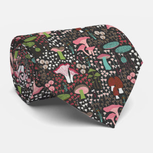 Corbata Mushroom retro rosado