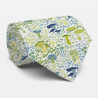 Corbata Mushroom retro verde