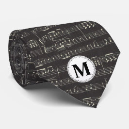 Corbata music note Pattern Music Theme Musician Monogram