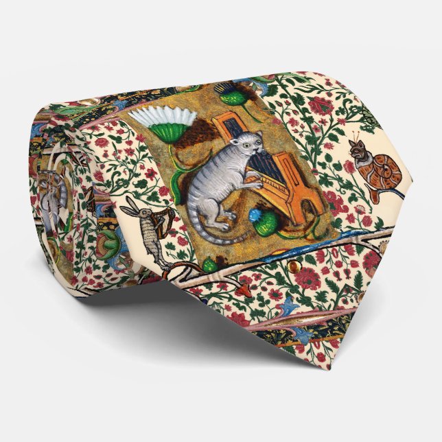CORBATA MÚSICA BESTIARIA MEDIEVAL EXTRAÑA,ÓRGANO DE JUEGO  (Enrollado)