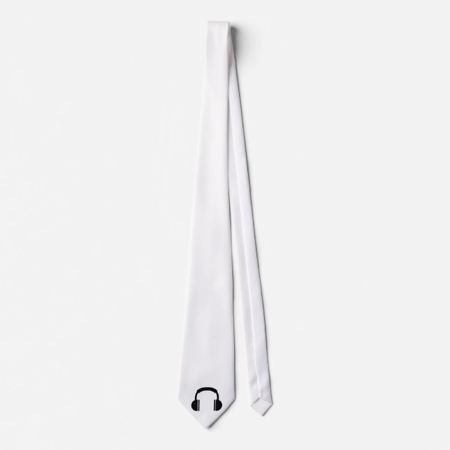 Corbata Música DJ de los auriculares (Anverso)