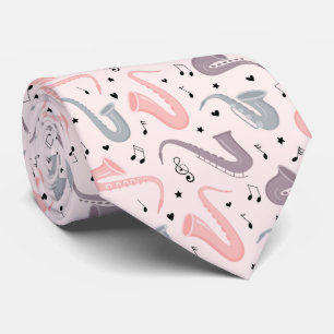 Corbata Música Jazz Saxofónica