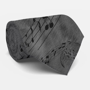CORBATA MÚSICA NOTES-TIE-GRAY