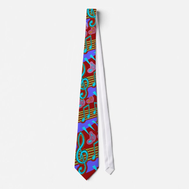 CORBATA MUSICAL INCLINADO - (Anverso)