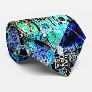 Corbata Músicos abstractos