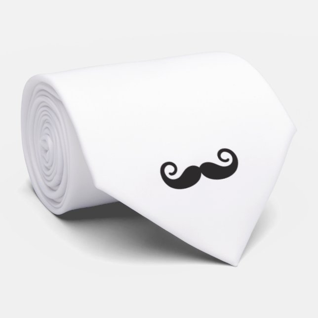 Corbata Mustache Tie (Enrollado)