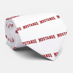 Corbata Mustangs Sports Neck Tie