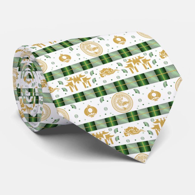 Corbata Nacido chino en el año del tigre (Enrollado)