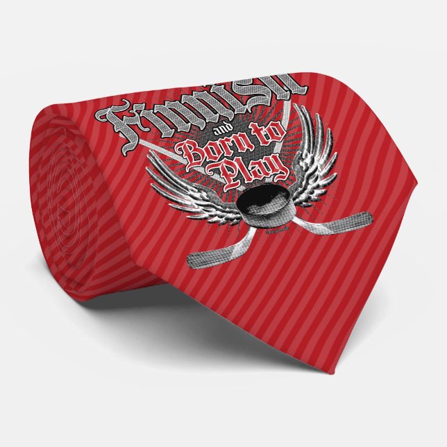Corbata Nacido para jugar (finlandés) (Enrollado)