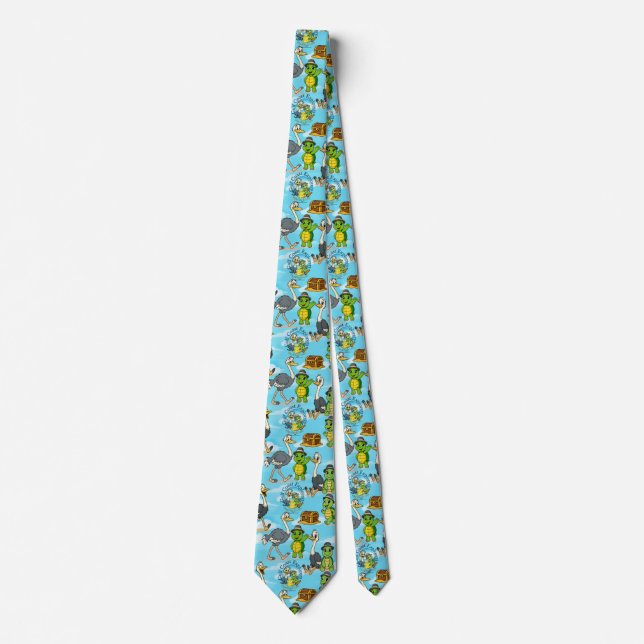 Corbata Nae Nae and Lulu Explorer Books Neck Tie (Anverso)