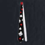 Corbata Naipes del póker<br><div class="desc">¡Un qué gran regalo para cualquier casino que ama,  póker que juega,  amante del naipe!</div>