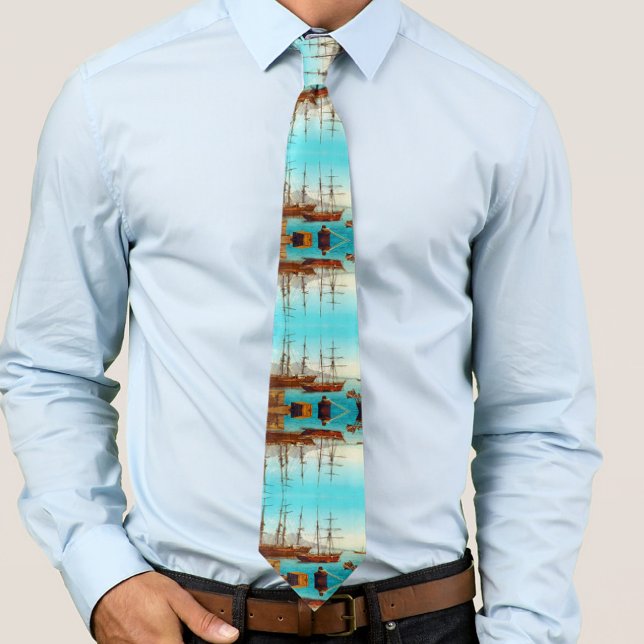 Corbata Nápoles puerto Italia 1800 (Subido por el creador)