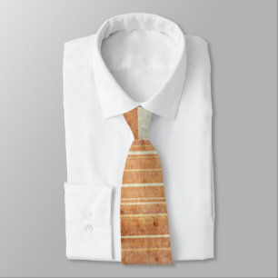 Corbata Naranja de óxido y crema