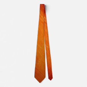 Corbata naranja de pintura abstracta