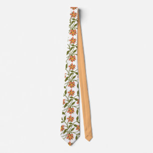 CORBATA NARANJA FLOWERS