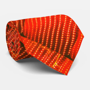 Corbata Naranja ilumina Halloween Las Vegas Marque Necktie