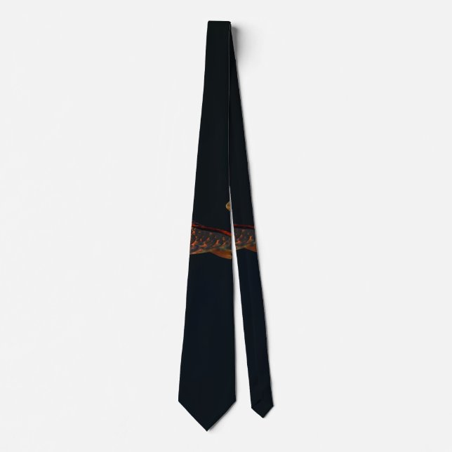Corbata Naranja Koi y Gold Koi (Anverso)