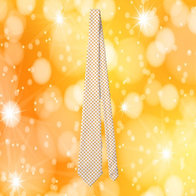Corbata Naranja Patrón Piezas De Fruta (A tie with a fun pattern of orange slices)