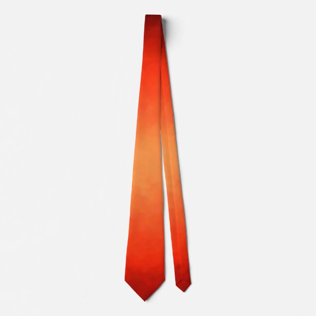 Corbata Naranja quemada ombre (Anverso)