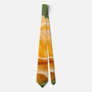 Corbata Naranja Rosa Painterly Neck Tie