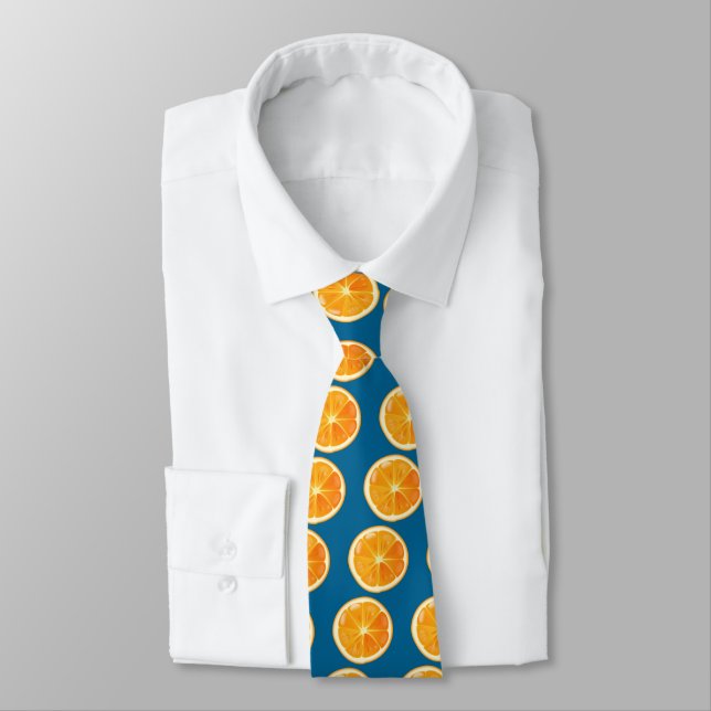 Corbata naranja slice (Atado)