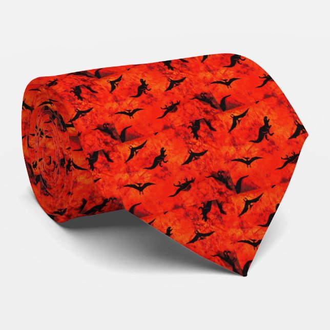 Corbata Naranja usted prehistórico (Enrollado)