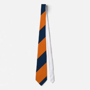 Corbata Naranja y azul Shy