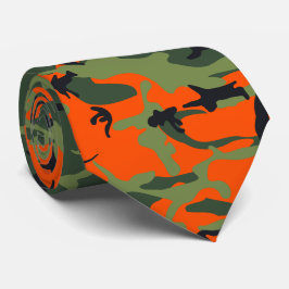 Corbata Naranja y Camuflaje Verde, Ejército