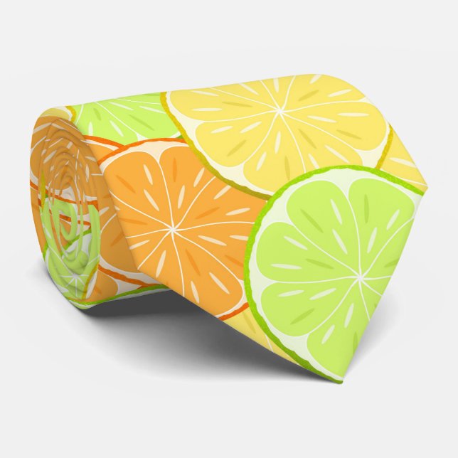 Corbata naranjas limones lima fruta cítricos naturaleza fr (Enrollado)