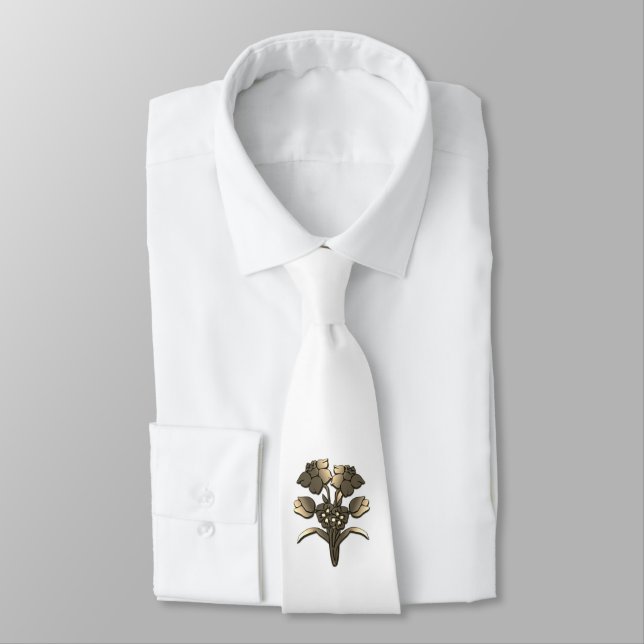Corbata Narciso dorado (Atado)