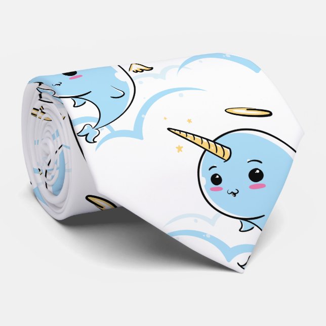 Corbata Narwhal Angel Cutie (Enrollado)