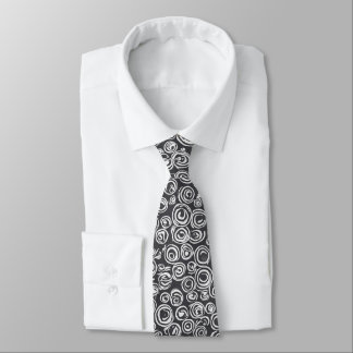 Corbata Nata de cuello blanco y negro