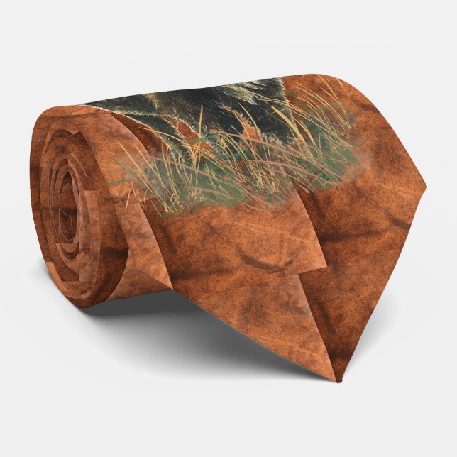 Corbata Naturaleza animal de los búfalos de agua (Enrollado)